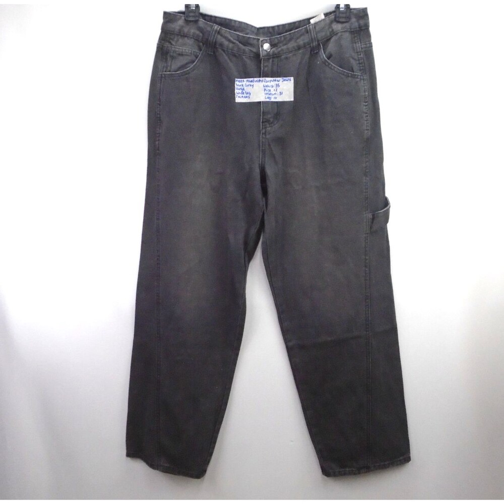 Manfinity Men Carpenter Streetwear Wide Leg Relaxed Size L (35x31)